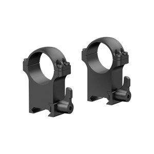 Vector Optics VO ocelové montážní kroužky 30mm, QD vysoké - Černá