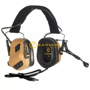 EARMOR EARMOR taktický headset M32 PLUS - Coyote Brown