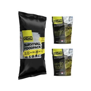 Adventure Menu Survival foodpack I - Hovězí guláš + Kuře po zahradnicku