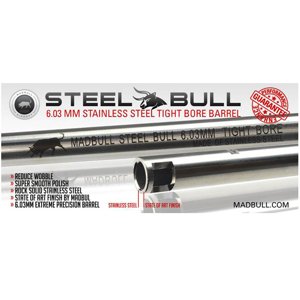 MadBull Precizní hlaveň Stainless Steel 6,03mm, 363mm (M4) - ocelová