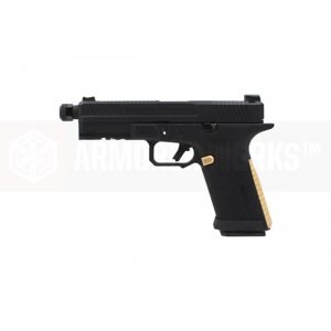 AW Custom EMG / Salient Arms International™ BLU Standard Pistol, celokov, blowback - černá