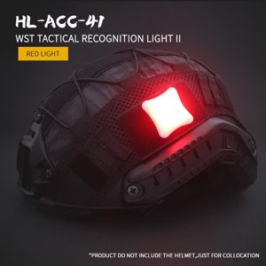 Wosport Světlo signální taktické poziční 4x4cm - červené