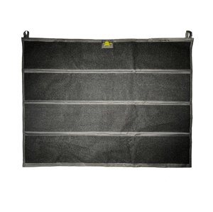 ANAREUS Patch panel na nášivky se suchým zipem 70x90cm - černý