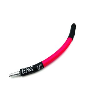 EPeS IGL Hadice HPA - QD samec + 1/8NPT - 20cm s opletem -  růžový zvýrazňovač