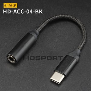 Wosport 12cm prodlužovací kabel USB-C na 3,5mm JACK