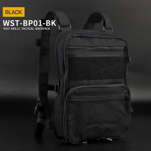 Wosport WST Batoh Tactical Flat Pack - Černý