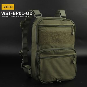Wosport WST Batoh Tactical Flat Pack - zelený