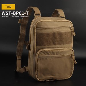 Wosport WST Batoh Tactical Flat Pack - pískový