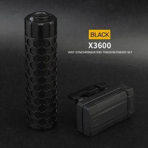Wosport Nasvětlovací tlumič X3600 + chrono - černý