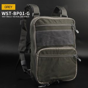 Wosport WST Batoh Tactical Flat Pack - šedý
