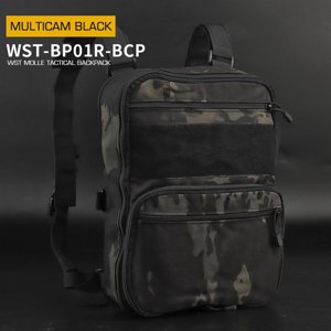 Wosport WST Batoh Tactical Flat Pack - MC Black