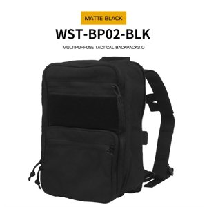 Wosport WST Batoh Tactical Flat Pack 2.0 - černý