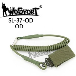 Wosport Pojistné lanko SL37 na pistoli - zelené