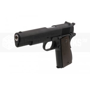 AW Custom Cybergun / WE Colt M1911A1, blowback, celokov - Černý